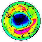 Ozone Field of 25 September 2014