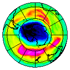 Ozone Field of 26 September 2014