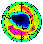 Ozone Field of 27 September 2014