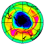 Ozone Field of 30 September 2014