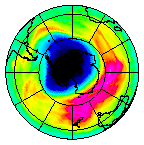 Ozone Field of 03 October 2014