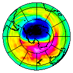 Ozone Field of 09 October 2014