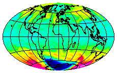 Ozone Field of 13 October 2014