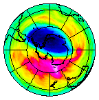 Ozone Field of 13 October 2014