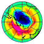 Ozone Field of 15 October 2014
