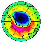 Ozone Field of 24 October 2014