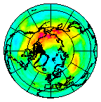 Ozone Field of 25 October 2014