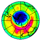 Ozone Field of 28 October 2014