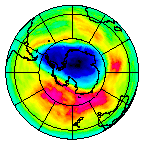 Ozone Field of 31 October 2014