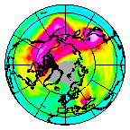 Ozone Field of 21 December 2014