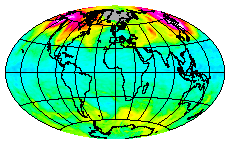Ozone Field of 23 December 2014