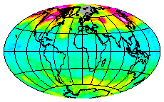 Ozone Field of 25 December 2014