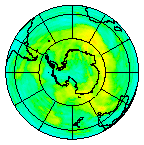 Ozone Field of 25 December 2014