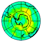 Ozone Field of 26 December 2014