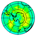 Ozone Field of 31 December 2014