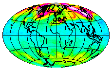Ozone Field of 01 January 2015