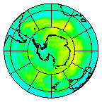 Ozone Field of 04 January 2015