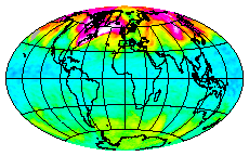 Ozone Field of 08 January 2015