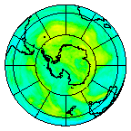 Ozone Field of 09 January 2015