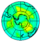 Ozone Field of 23 January 2015