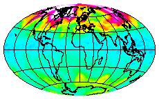 Ozone Field of 25 January 2015