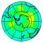 Ozone Field of 29 January 2015