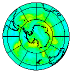Ozone Field of 26 February 2015