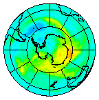 Ozone Field of 25 March 2015