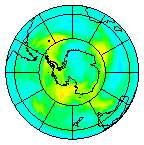 Ozone Field of 05 April 2015