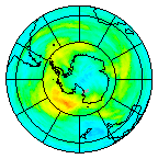 Ozone Field of 24 April 2015