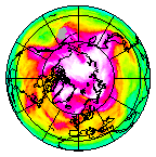 Ozone Field of 25 April 2015