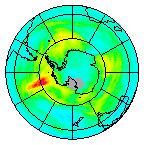 Ozone Field of 26 April 2015