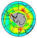 Ozone Field of 28 June 2015