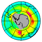Ozone Field of 29 June 2015