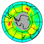 Ozone Field of 30 July 2015