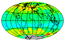 Ozone Field of 01 August 2015