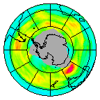Ozone Field of 01 August 2015