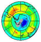 Ozone Field of 31 August 2015