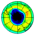 Ozone Field of 10 October 2015