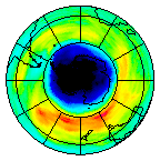 Ozone Field of 17 October 2015