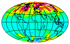 Ozone Field of 25 April 2021