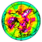 Ozone Field of 25 April 2021