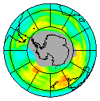 Ozone Field of 25 July 2021