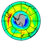 Ozone Field of 19 August 2021