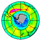 Ozone Field of 21 August 2021