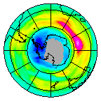 Ozone Field of 24 August 2021