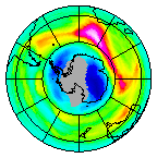 Ozone Field of 27 August 2021