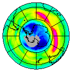 Ozone Field of 30 August 2021