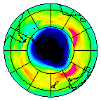 Ozone Field of 23 September 2021