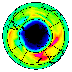 Ozone Field of 25 September 2021